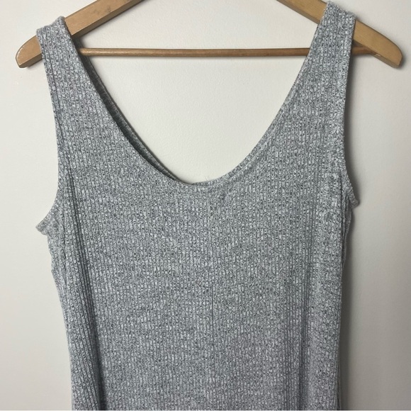 [Altar'd State] Women's Dray Ribbed Knit Sleeveless One Piece Oversized Jumpsuit - Picture 7 of 7